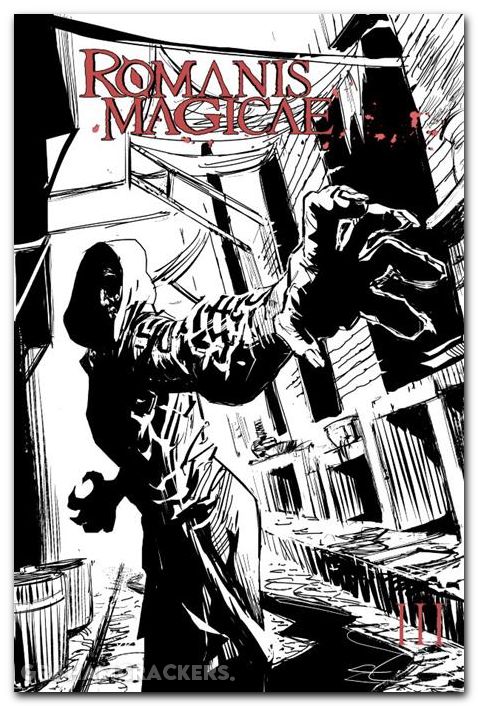 Romanis Magicae #3 (2025) cover b smith black white and red variant