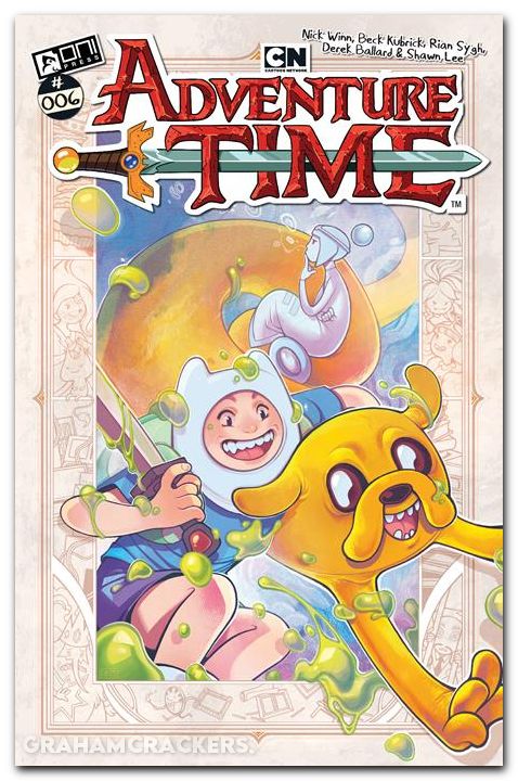 Adventure Time #6 (2025) cover d beals triptych variant