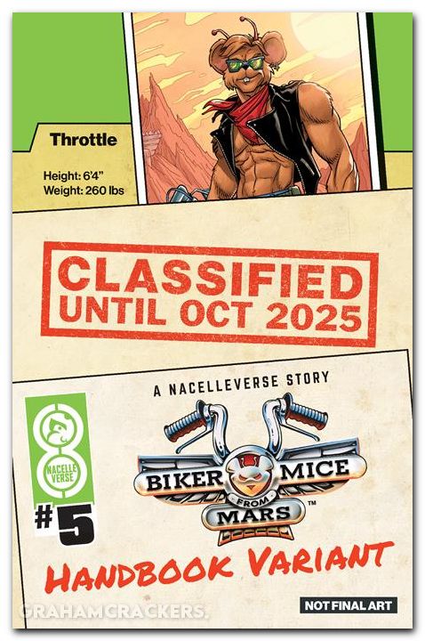 Biker Mice From Mars #5 (2025) cover c jothikumar handbook variant