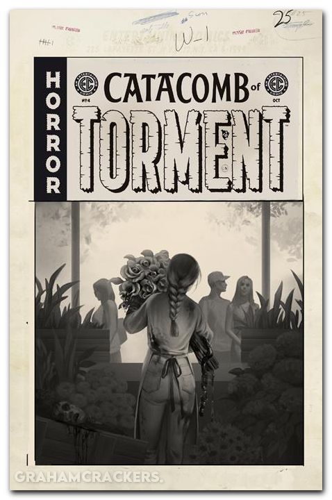 EC Catacomb Of Torment #4 (2025) cover d murakami b&w artist edition variant