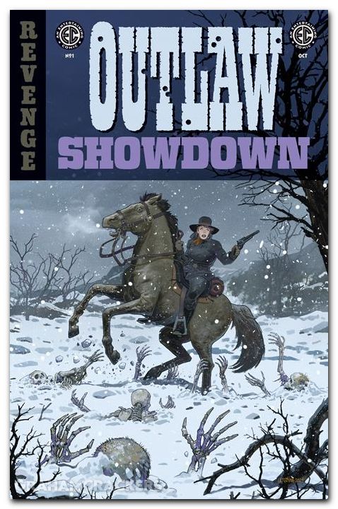EC Outlaw Showdown #1 (2025) cover c ladronn variant
