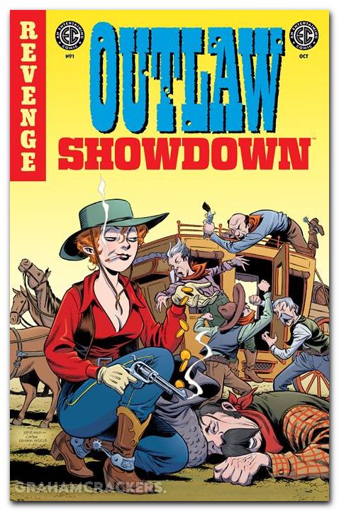 EC Outlaw Showdown #1 (2025) cover d mcmanus ec homage variant