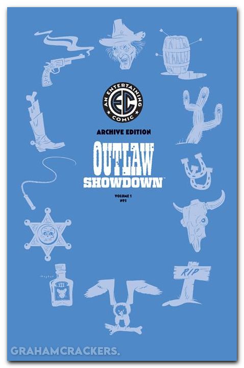 EC Outlaw Showdown #1 (2025) cover f hughes ec archive edition variant