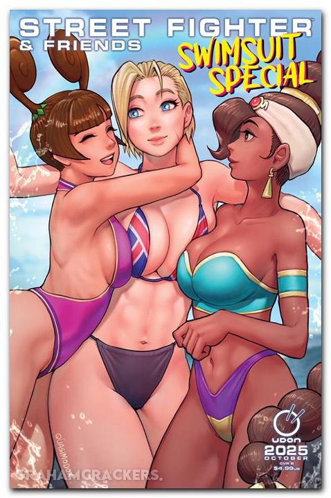 Street Fighter And Friends Swimsuit Special #1 (2025) cover b quasimodox variant