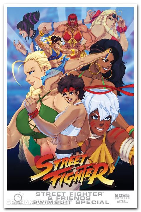 Street Fighter And Friends Swimsuit Special #1 (2025) cover c rogers variant