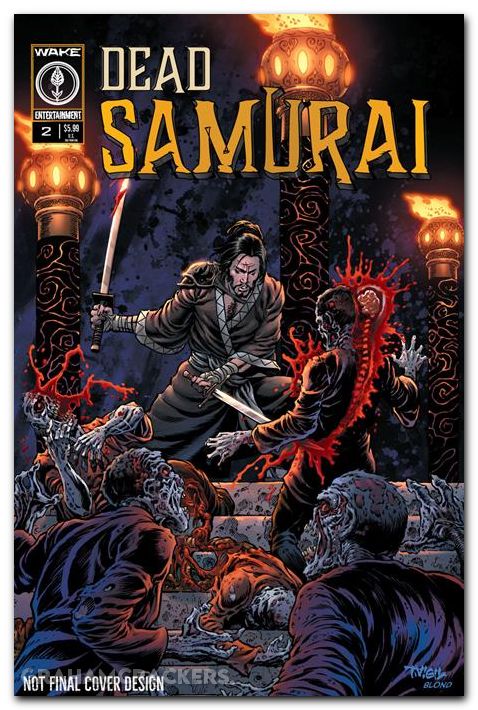 Dead Samurai #2 second print cover b vigil variant