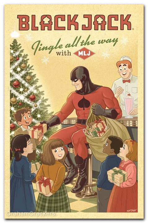 Archie Christmas Spectacular #1 (2026) cover f talbot black jack foil variant