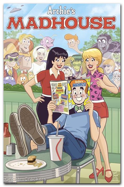 Archies Madhouse #1 (1959) 2026 facsimile edition cover b talbot mad magazine variant