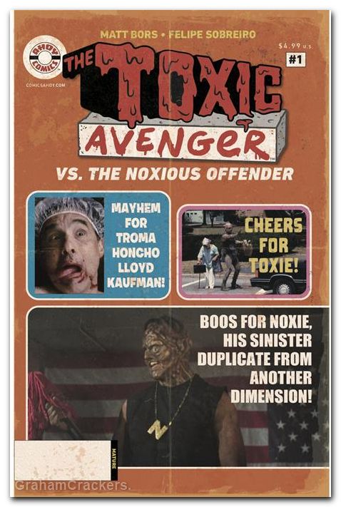 Toxic Avenger Vs The Noxious Offender #1 (2026) cover c troma photo wrasslin magazine unlockable variant