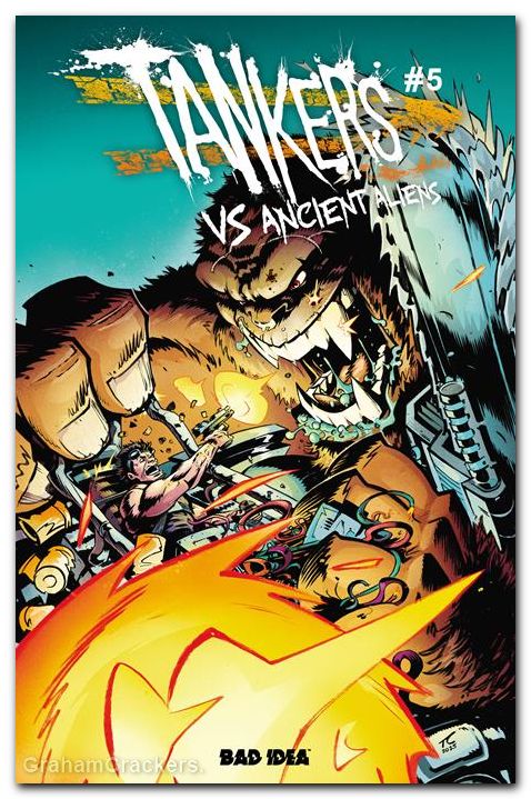 Tankers Vs Ancient Aliens #5 (2026) cover a