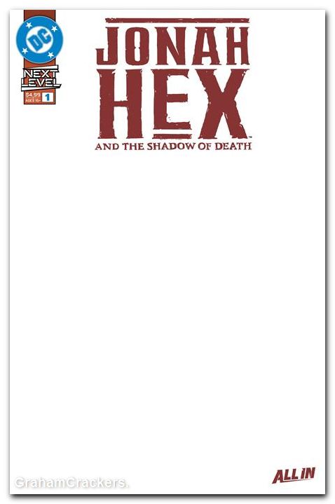 Jonah Hex And The Shadow Of Death #1 (2026) cover e blank variant