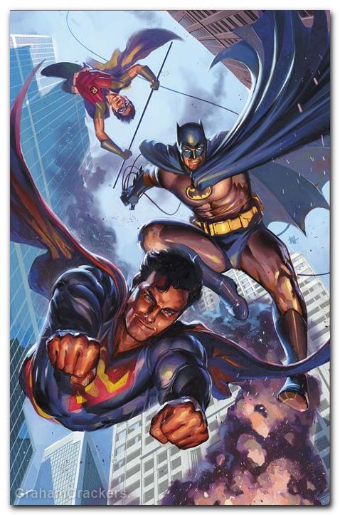 Batman Superman Worlds Finest #56 (2022) cover b harvey variant