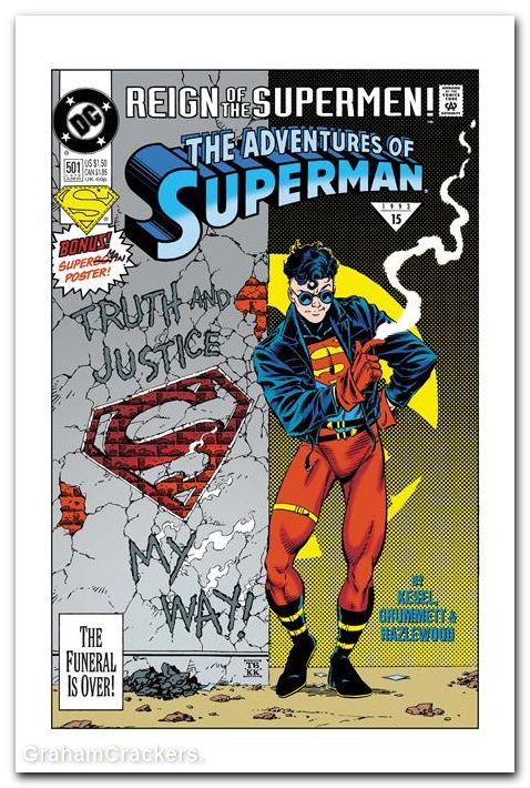 Adventures Of Superman #501 Facsimile