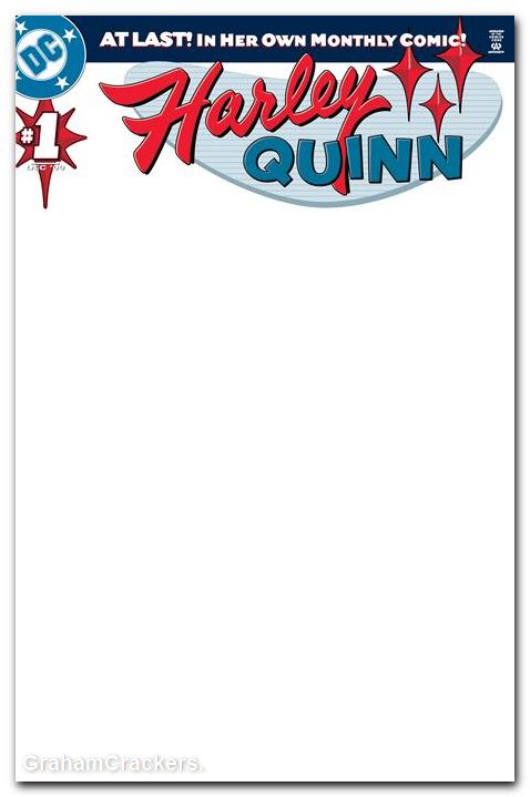 Harley Quinn #1 (2000) 2026 facsimile edition cover b blank variant
