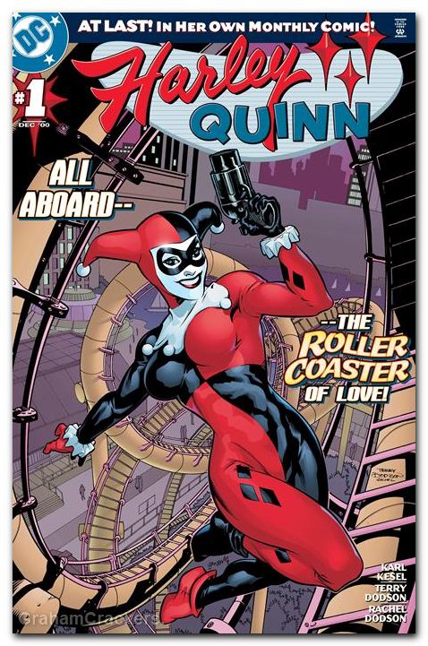 Harley Quinn #1 (2000) 2026 facsimile edition cover c dodson foil variant