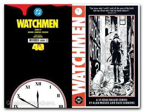 Watchmen #2 (1986) 2026 facsimile edition cover b gibbons variant