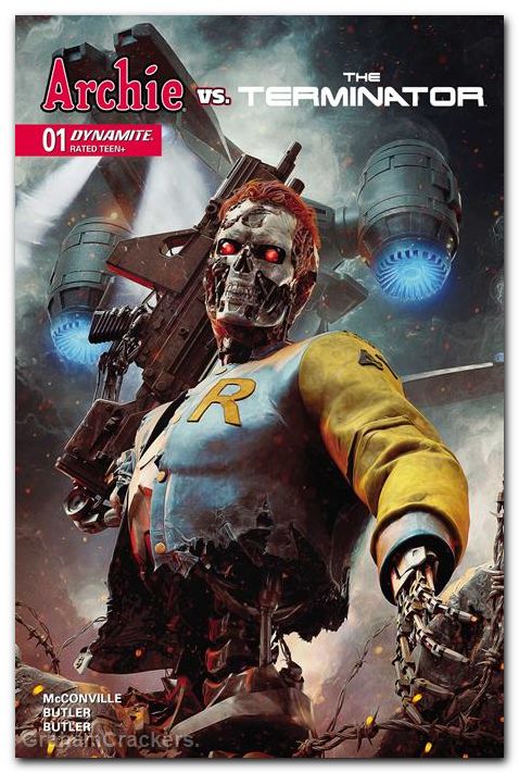 Archie Vs The Terminator #1 (2026) cover e barends foil variant