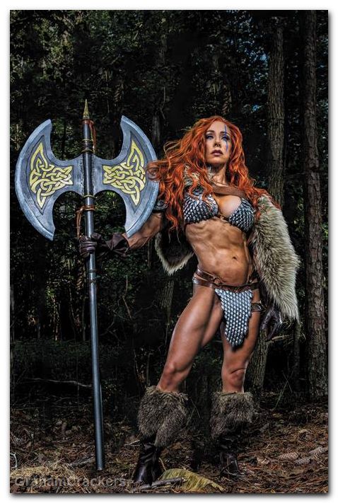 Red Sonja She Devil With A Sword #6 (2026) cover h cosplay virgin variant