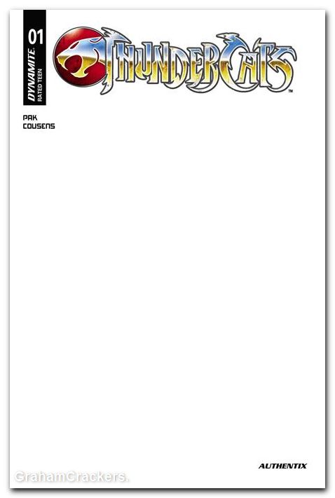 Thundercats #1 (2026) cover f blank authentix variant
