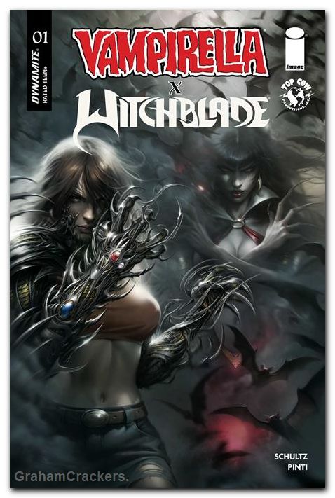 Vampirella X Witchblade Special #1 (2026) cover o mattina foil variant