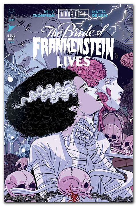 Universal Monsters The Bride Of Frankenstein Lives #1 (2026) cover d vecchio connecting variant