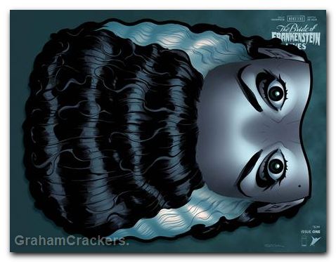 Universal Monsters The Bride Of Frankenstein Lives #1 (2026) cover k sook die cut foil variant