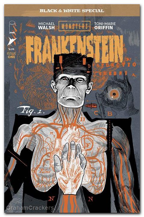 Universal Monsters Frankenstein Black And White Special