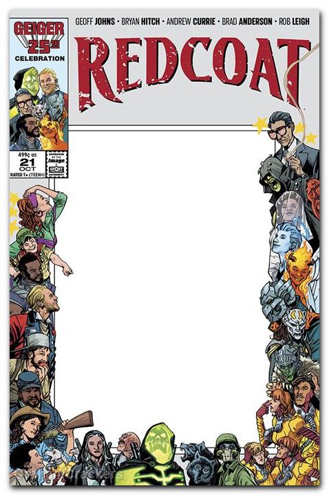 Redcoat #21 cover c blank variant