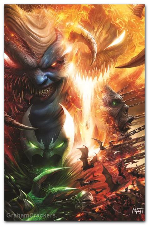 Spawn #380 (1992) cover b mattina virgin variant
