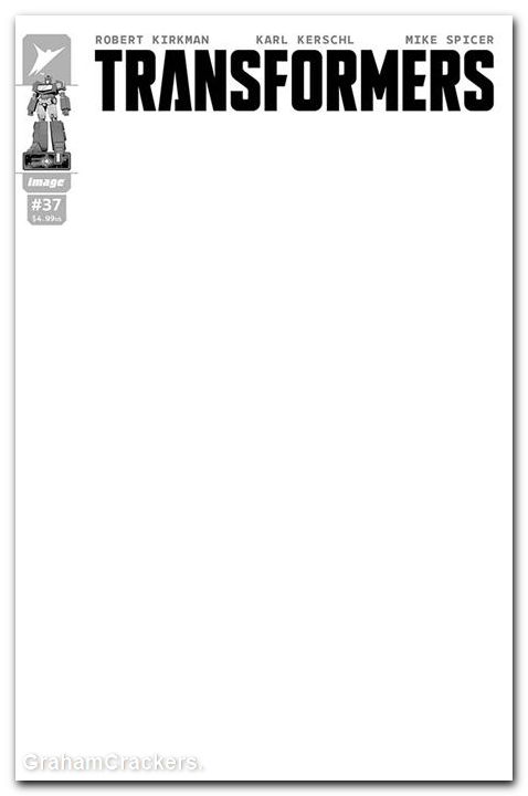 Transformers #37 (2023) cover g blank variant
