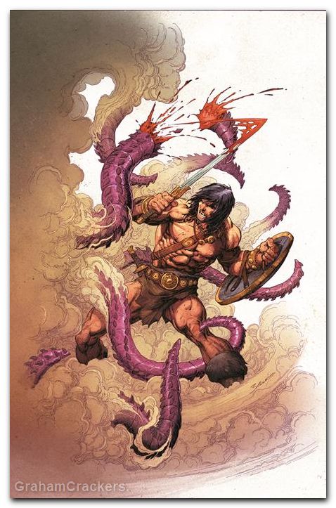 Conan The Barbarian #36 (2023) cover d bagley virgin variant