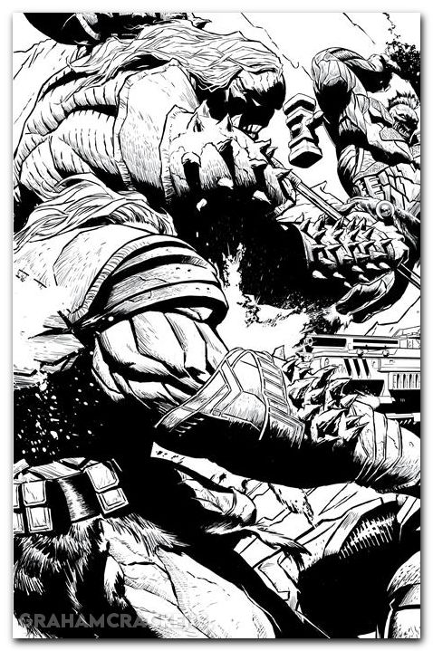 Planet Death #2 (2025) cover d quesada b&w virgin variant