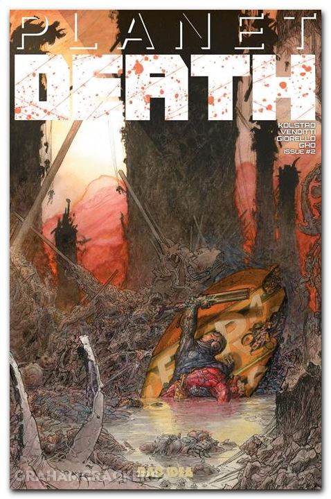 Planet Death #2 (2025) cover e kaluta variant