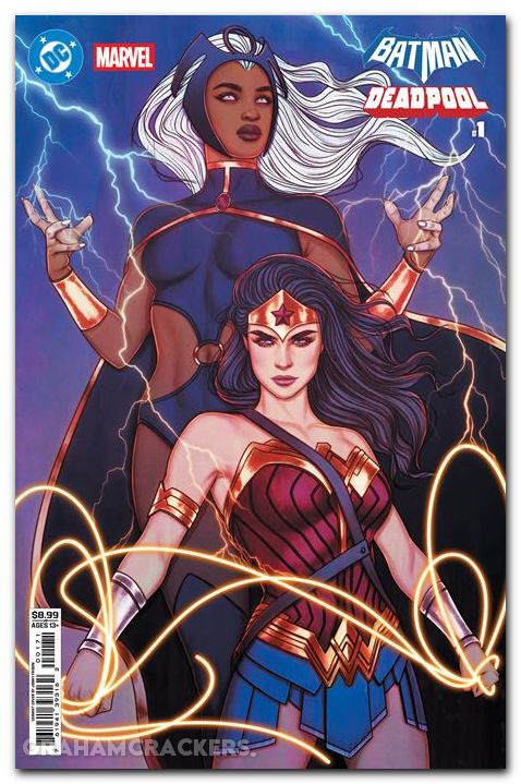 Batman Deadpool #1 (2025) cover h frison variant