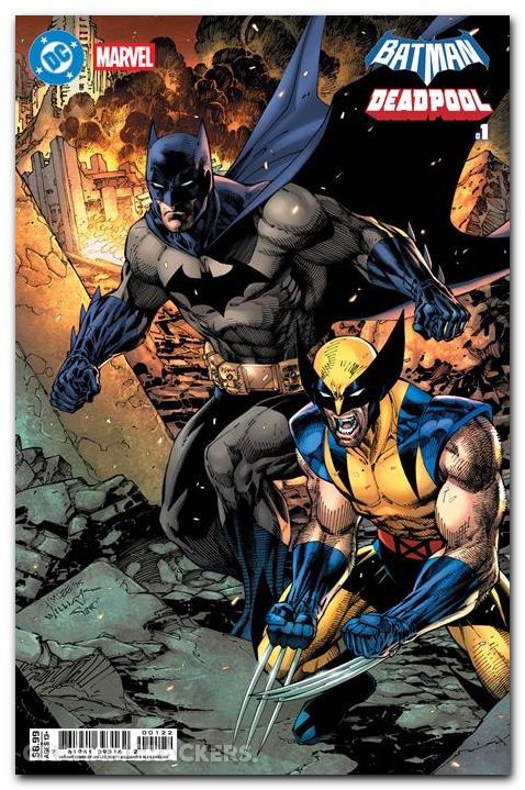 Batman Deadpool #1 (2025) cover k lee variant