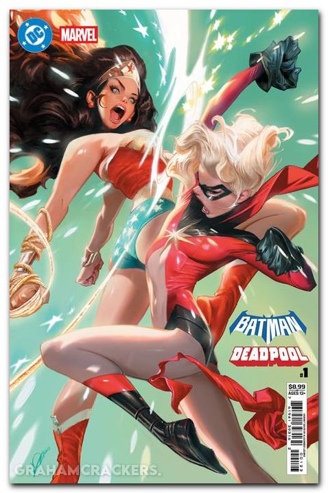 Batman Deadpool #1 (2025) cover l lozano variant
