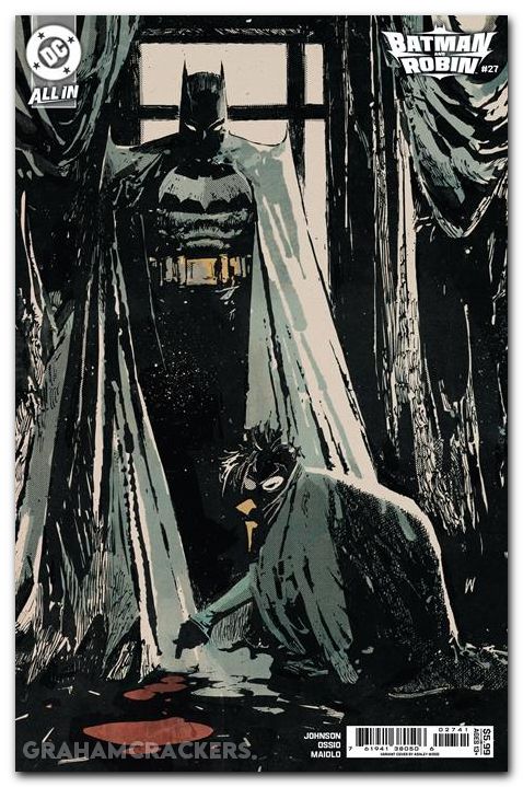 Batman And Robin #27 (2023) cover d wood variant