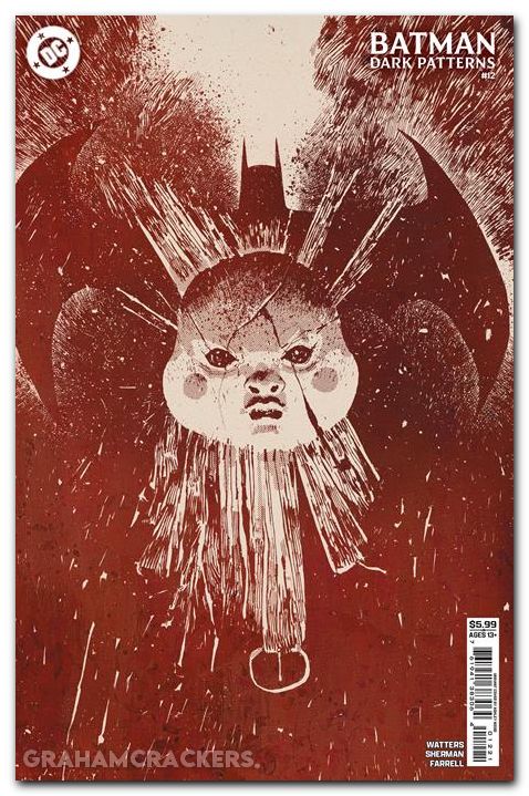 Batman Dark Patterns #12 (2024) cover b wood variant