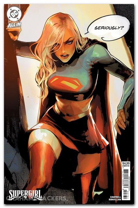 Supergirl #7 (2025) cover b sozomaika variant