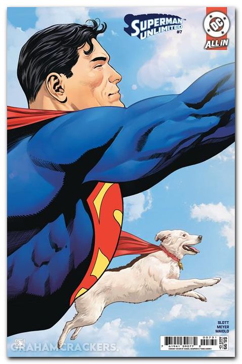 Superman Unlimited #7 (2025) cover c sampere variant