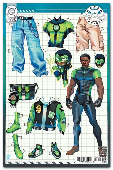 Green Lantern Corps #10 (2025) cover b gonzales variant