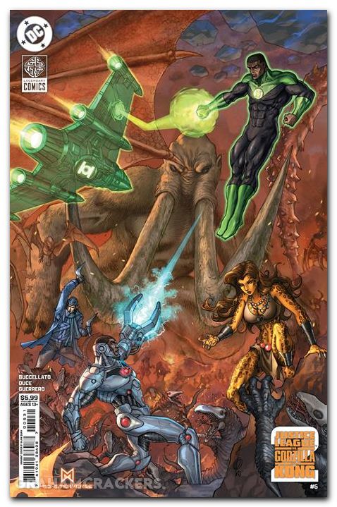 Justice League Vs Godzilla Vs Kong 2 #5 (2025) cover b quah variant