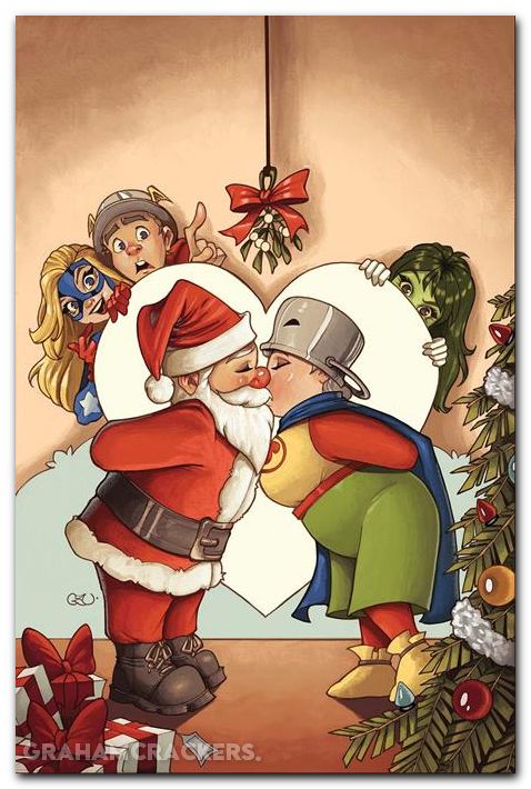 DCs I Saw Ma Hunkel Kissing Santa Claus #1 (2025) cover a