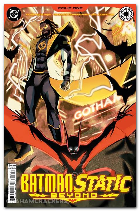 Batman Static Beyond #1 (2025) cover a