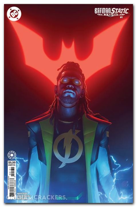 Batman Static Beyond #1 (2025) cover c rahzzah variant