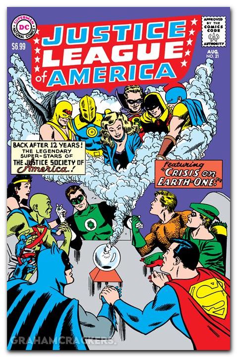 Justice League Of America #21 (1960) 2025 facsimile edition cover b sekowsky foil variant