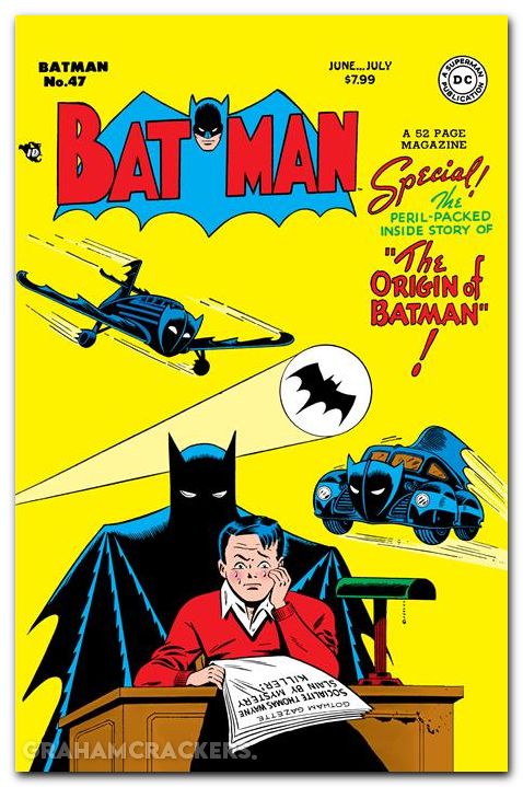 Batman #47 (1940) 2025 facsimile edition cover b kane foil variant