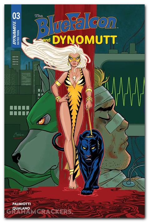 Blue Falcon And Dynomutt #3 (2025) cover b conner variant