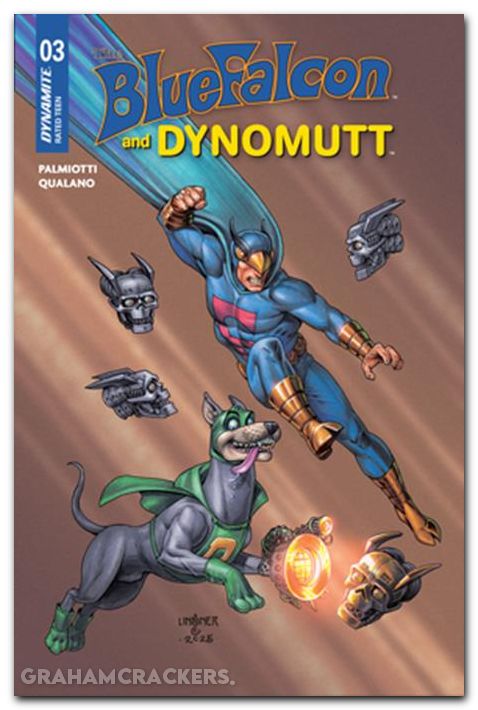 Blue Falcon And Dynomutt #3 (2025) cover c linsner variant