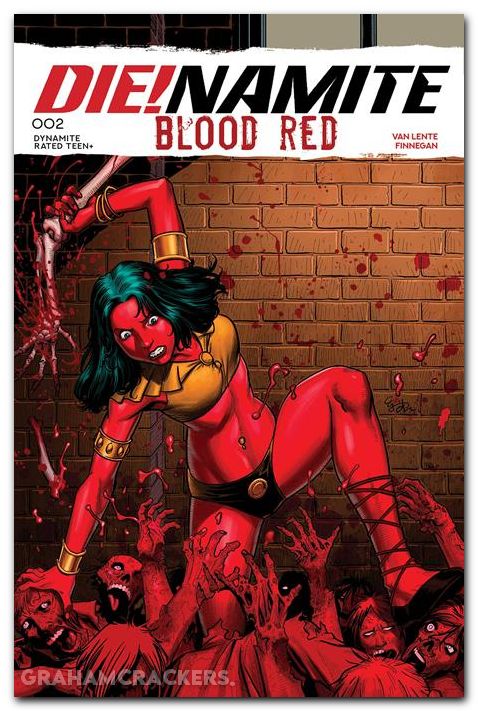 Die!Namite Blood Red #2 (2025) cover a